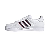 adidas Herren Continental 80 Stripes Sneaker, Cloud White/Collegiate Navy/Vivid Red, 35.5 EU