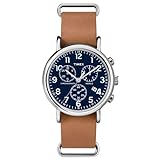 Timex Damen Chronograph Quarz Uhr mit Leder Armband TW2P62300