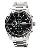 Seiko Solar Chronograph Herren-Uhr Edelstahl mit Metallband SSC719P1*