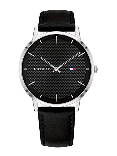 Schwarze Tommy Hilfiger Uhr