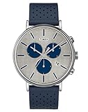 Timex Herren Chronograph Quarz Uhr mit Leder Armband TW2R97700