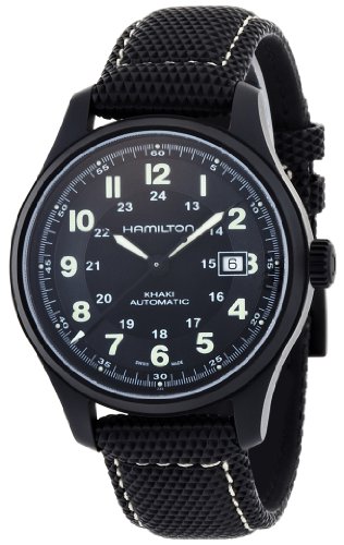 Hamilton Herren Analog Automatik Uhr mit Leder Armband H70575733
