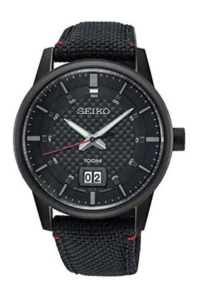 Schwarze Uhr von SEIKO