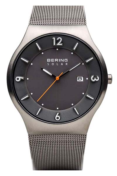 Bering 14440-077 front - silver business watch