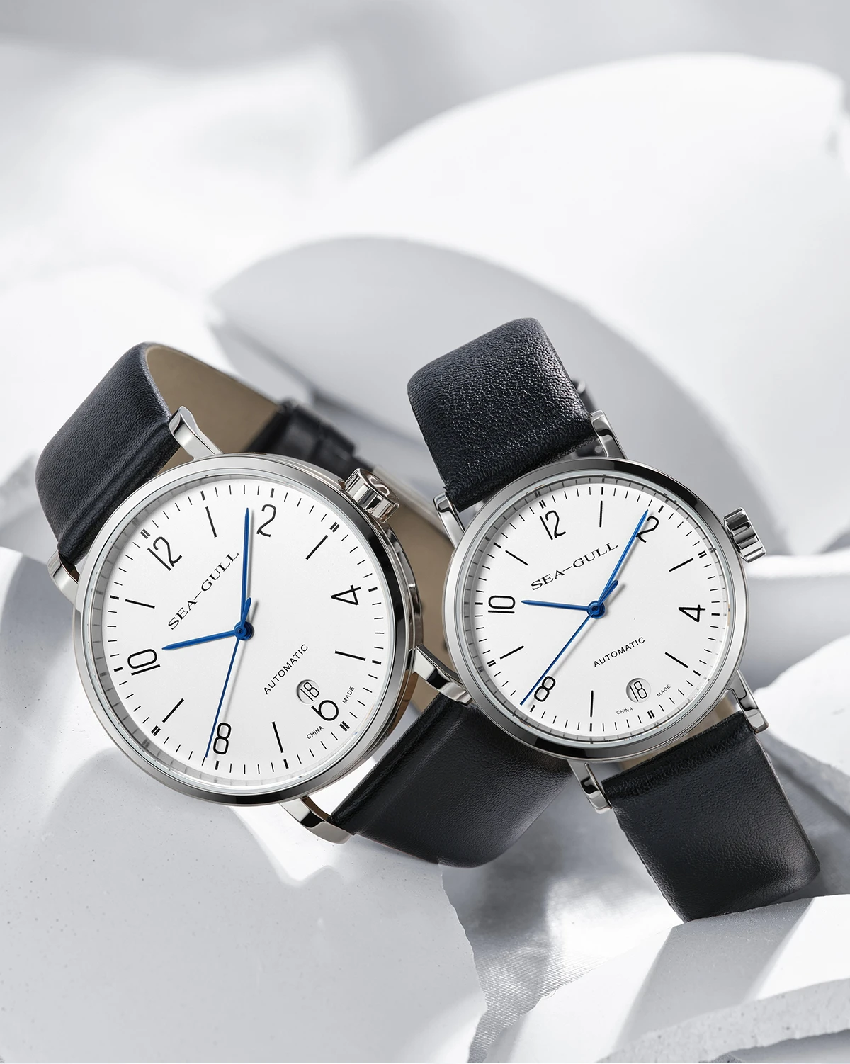 SEA-GULL Herrenuhr Automatik Bauhaus Design